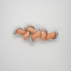 Spilla con diamanti 0.56 kt Rajola
