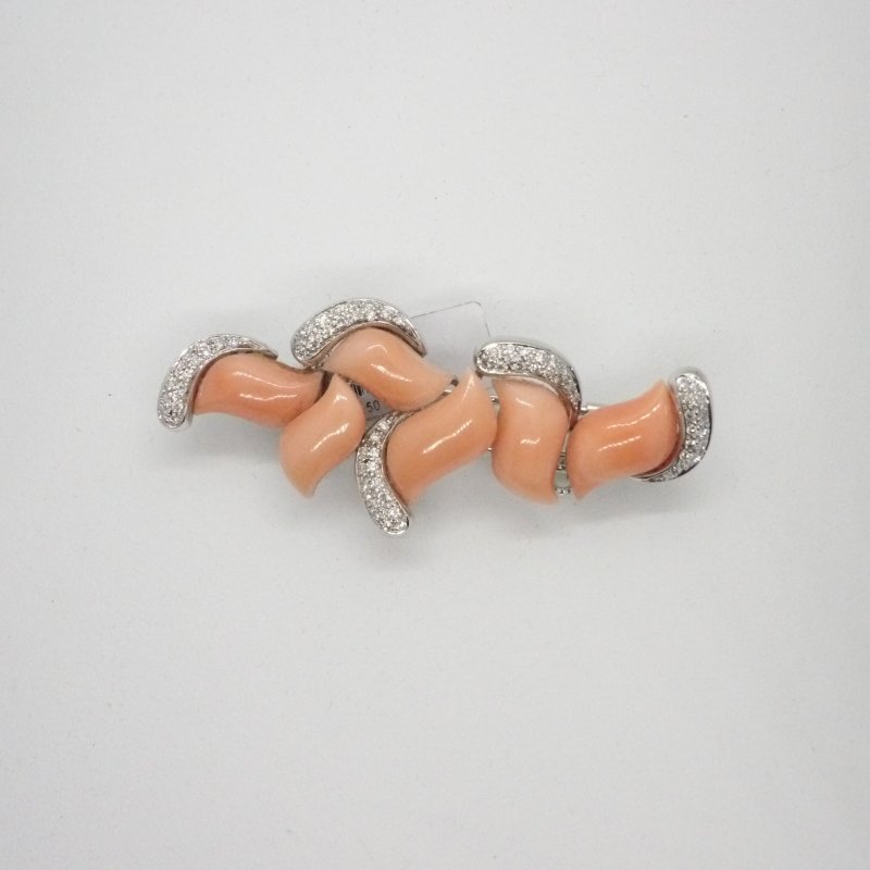 Spilla con diamanti 0.56 kt Rajola