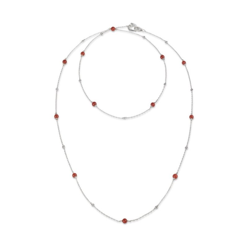 Chantecler - Collana In Oro Bianco 18Kt - Oro Bianco - Diamanti