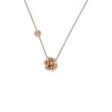 Chantecler - Ciondolo Paillettes Fiore Piccolo - Oro Rosa - Diamanti