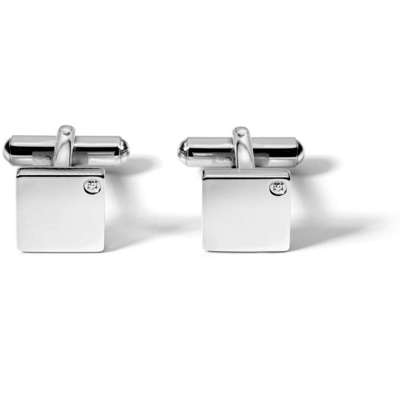 GEMELLI ACCIAIO+DIAMANTI