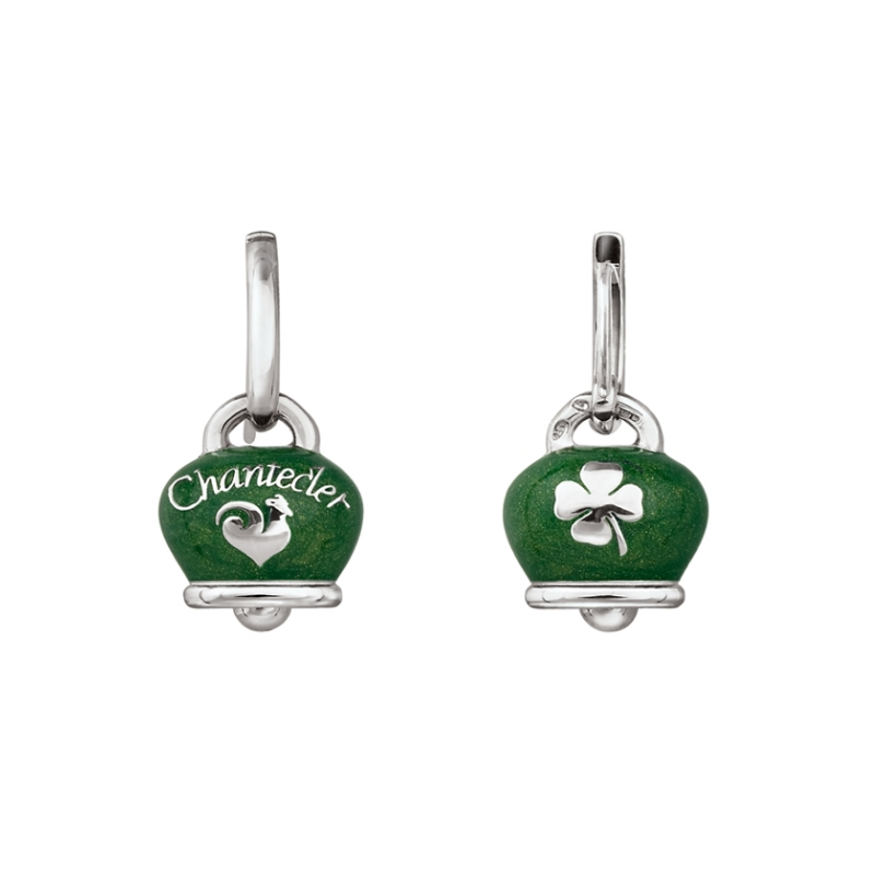 Chantecler - Orecchini Et Voilà - Argento - Smalto Verde