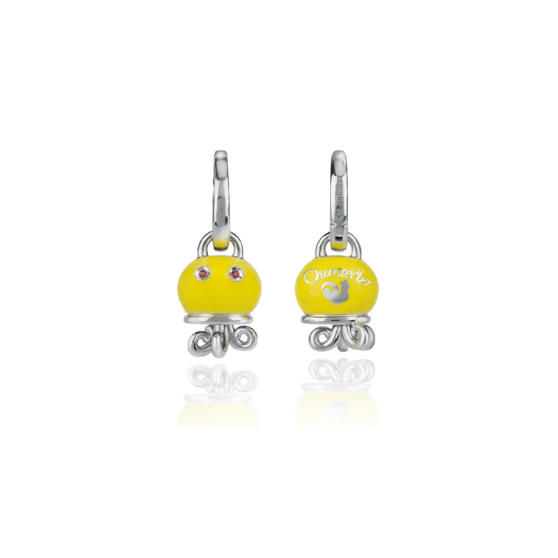 Chantecler - Orecchini Et Voilà - Argento - Smalto Giallo