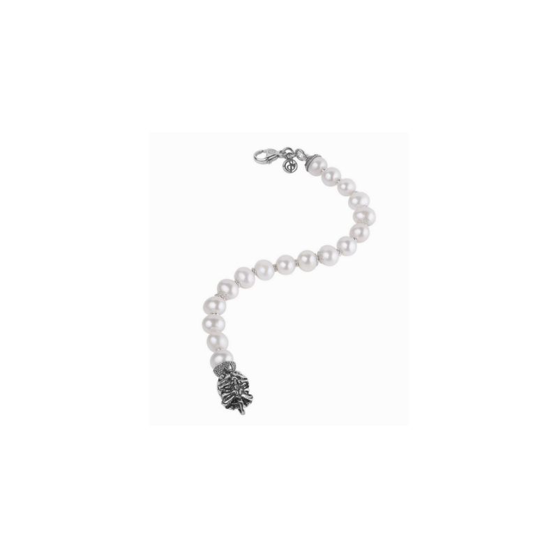 Gerardo Sacco - Bracciale Perle - Argento - Donna