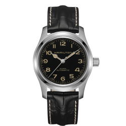 Hamilton - Khaki Field Murph Auto - Acciaio - Nero