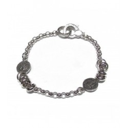Giovanni Raspini - Bracciale Due Monete - Argento