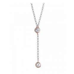 Boccadamo - Collana Cravattino - Zirconi - Oro Rosa
