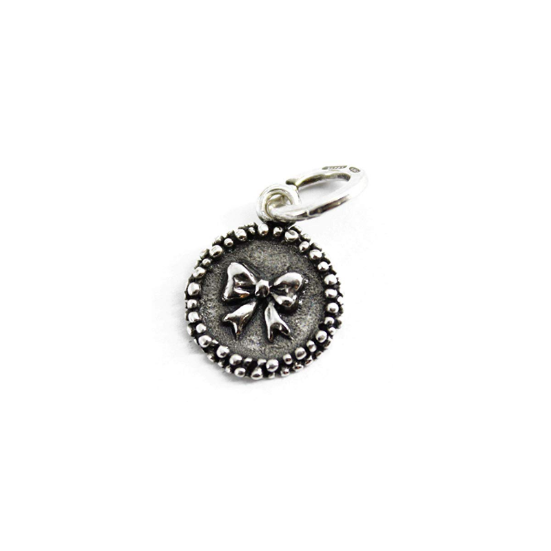 Giovanni Raspini - Charm Fiocco Perlage - Argento