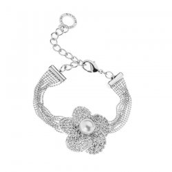 Ottaviani - Bracciale Fiore - Strass E Perla