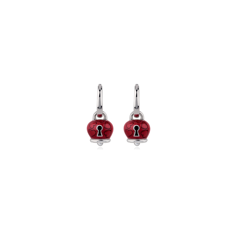 Chantecler - Orecchini Et Voilà - Smalto Rosso - Argento