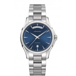 Hamilton - Jazzmaster Day Date Auto - Acciaio - Blu