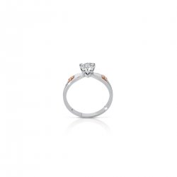 Le Bebe' - Anello Maschietto E Femminuccia - Oro Bianco