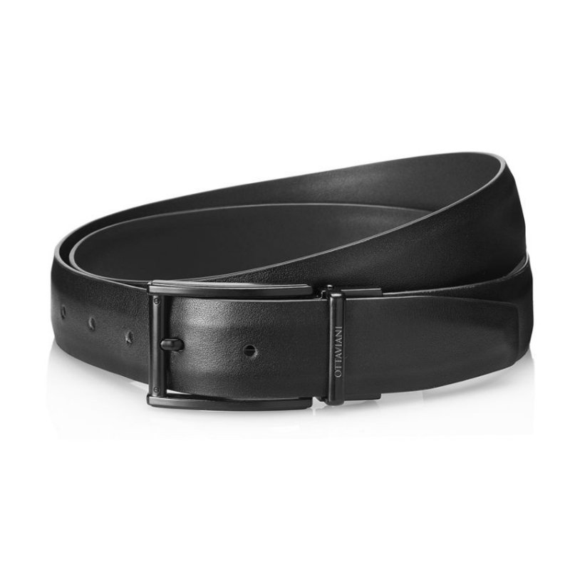 CINTURA ELEGANTE IN PELLE NERA