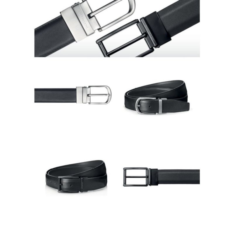 CINTURA ELEGANTE IN PELLE NERA