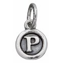 Giovanni Raspini - Charm Lettera Bottone 'P' - Argento