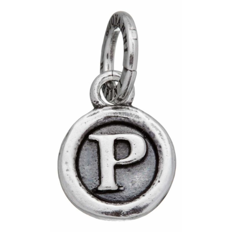 Giovanni Raspini - Charm Lettera Bottone 'P' - Argento