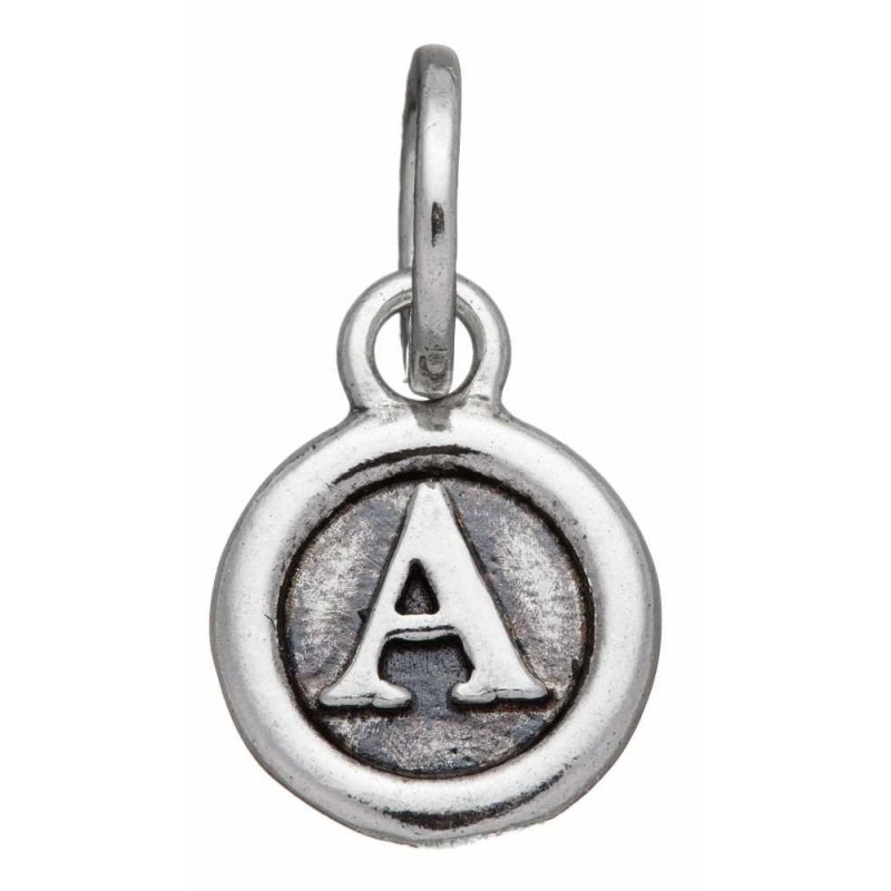 Giovanni Raspini - Charm Lettera Bottone 'A' - Argento