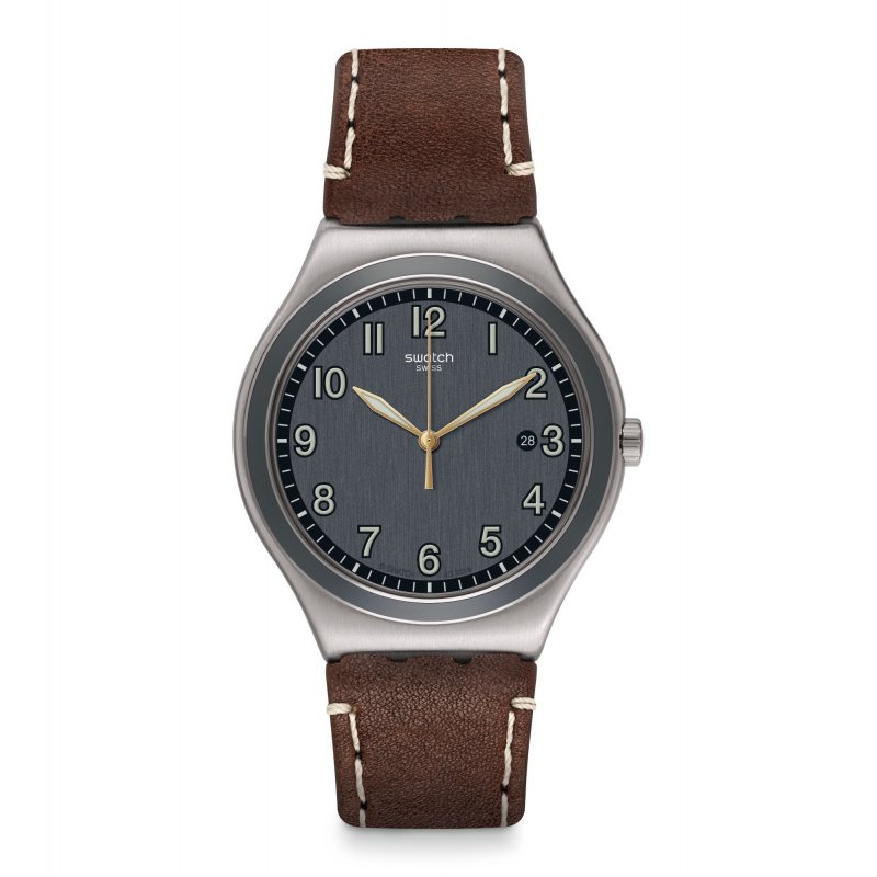 Swatch - Orologio Brandy - Pelle - Acciaio