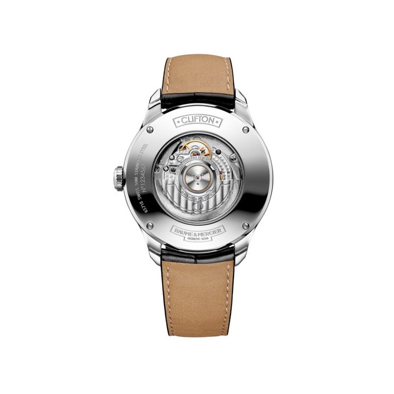 Baume&Mercier - Orologio Clifton - Automatico - Pelle