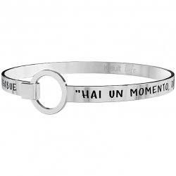 Kidult - Bracciale 'Hai Un Momento, Dio?' - Acciaio - Donna