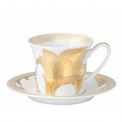 TAZZA CAFFE ARABESQUE GOLD