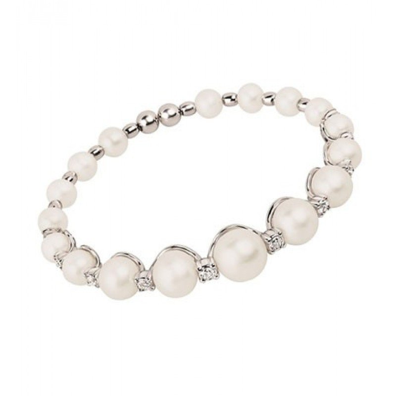 Chantecler - Bracciale Cherie - Oro Bianco - Diamanti