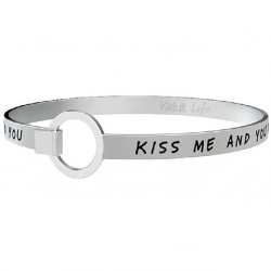 Kidult - Bracciale Love Kiss Me - Acciaio - Donna
