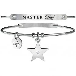 Kidult - Bracciale Stella - Master Chef - Acciaio
