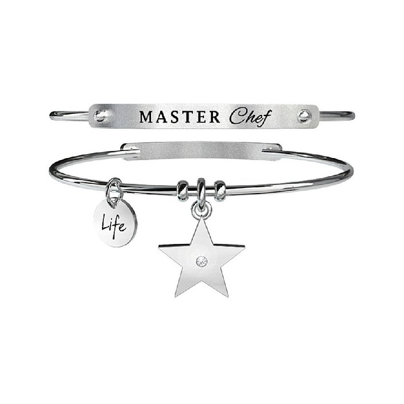 Kidult - Bracciale Stella - Master Chef - Acciaio