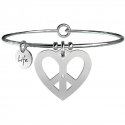 Kidult - Bracciale Pace | Amore - Acciaio - Donna