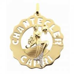 Chantecler - Ciondolo Logo - Oro Giallo - Misura Grande