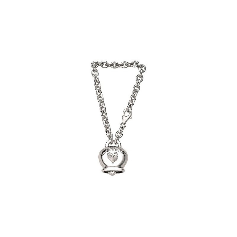 Chantecler - Portachiavi Medio Campanella - Argento - Smalti