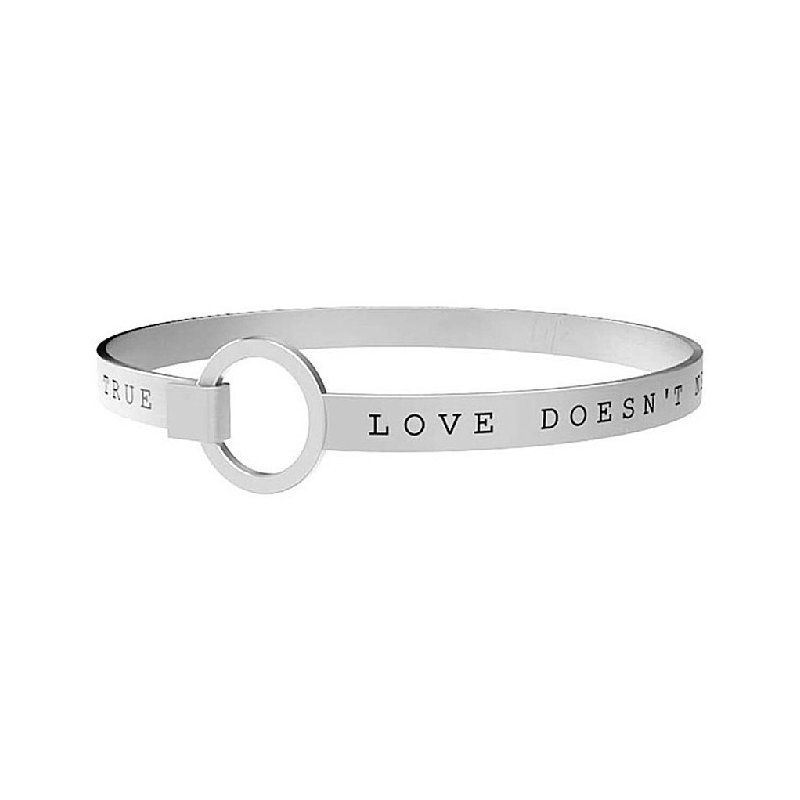 Kidult - Bracciale Love Doesn'T Need To Be... - Acciaio - Donna