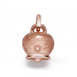 Chantecler - Ciondolo Campanella Suamèm Maxi - Oro Rosa - Diamanti