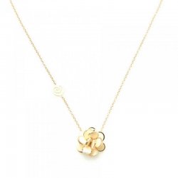 Chantecler - Ciondolo Paillettes Mini - Oro Rosa - Smalto Bianco