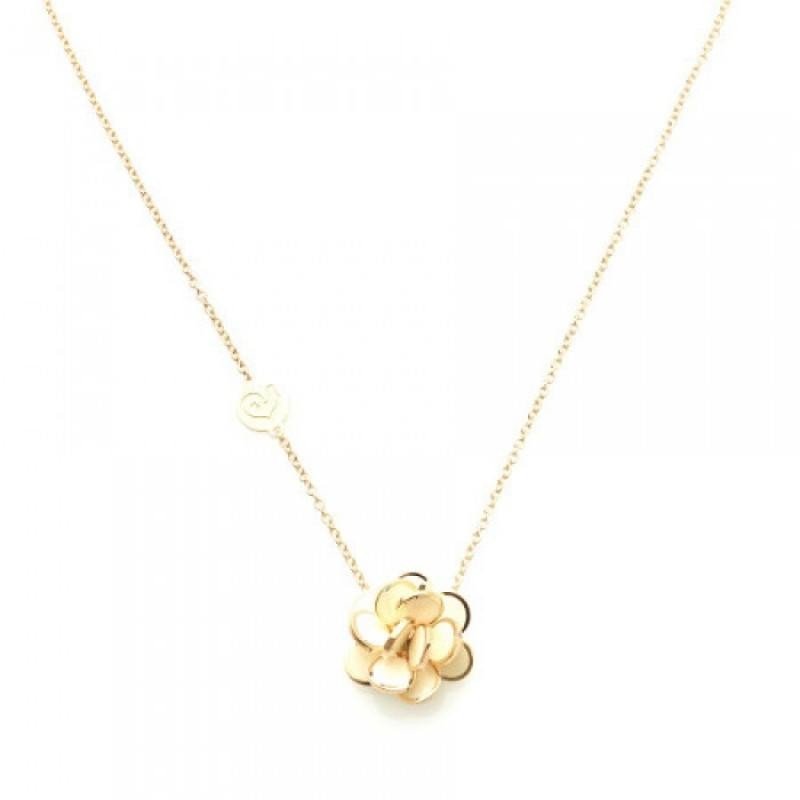 Chantecler - Ciondolo Paillettes Mini - Oro Rosa - Smalto Bianco