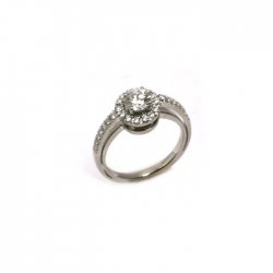 Damiani - Anello Oro Bianco - Diamanti