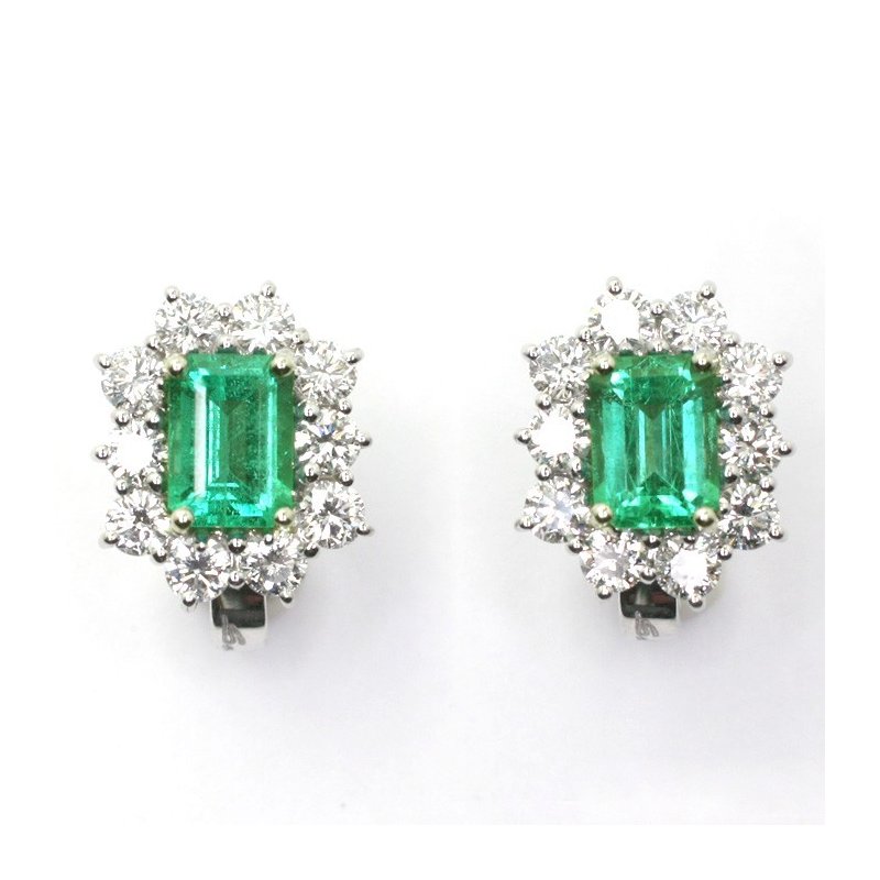 Salvini - Orecchini Eleganti - Oro Bianco - Diamanti