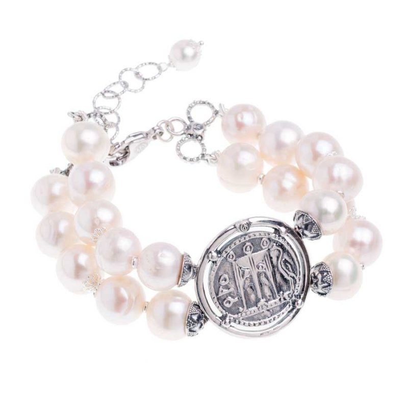Gerardo Sacco - Bracciale Perle - Argento - Donna