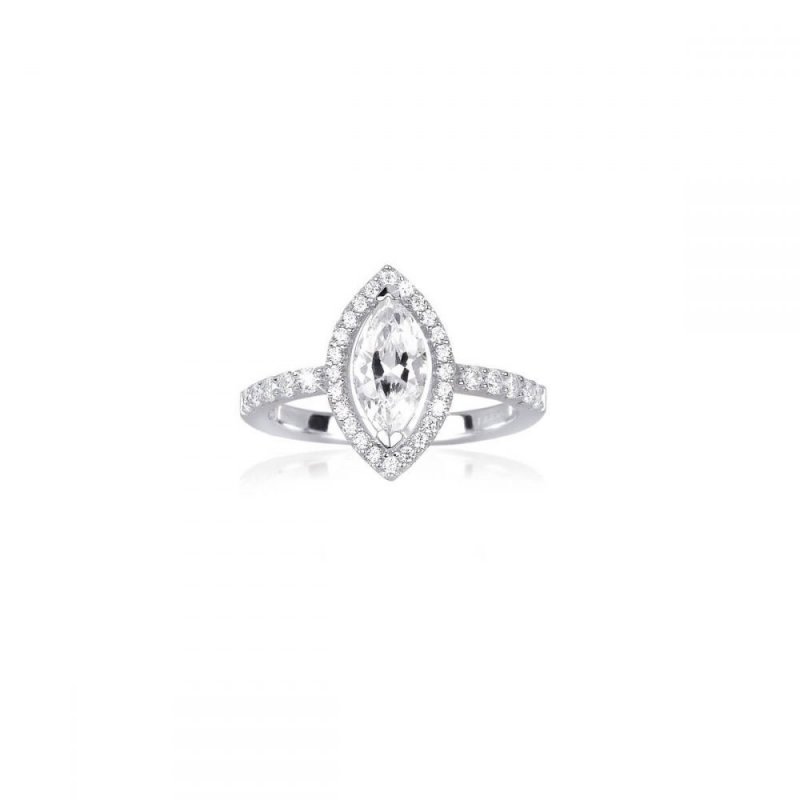 Mabina - Anello Zircone Navette - Eleganza - Stile