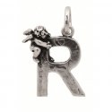 Giovanni Raspini - Charm "R" Con Angelo - Argento