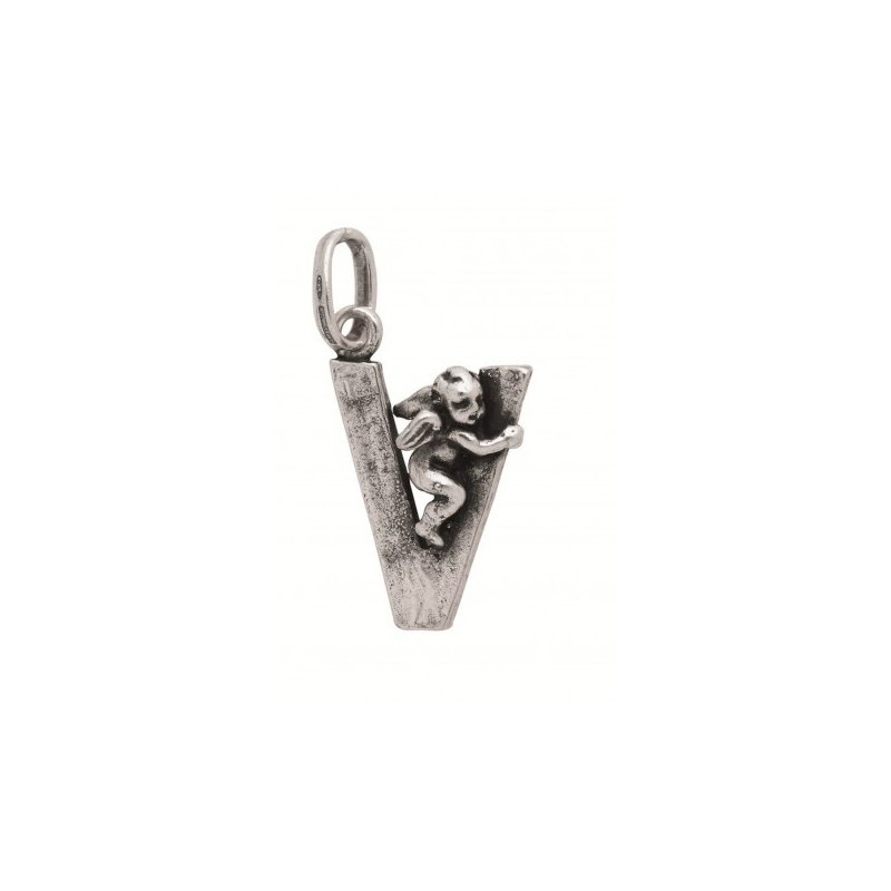 Giovanni Raspini - Charm Lettera 'V' - Argento