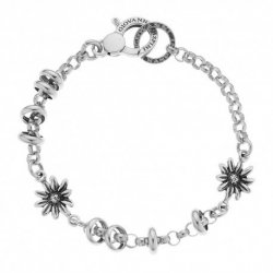 Giovanni Raspini - Bracciale Due Margherite - Argento