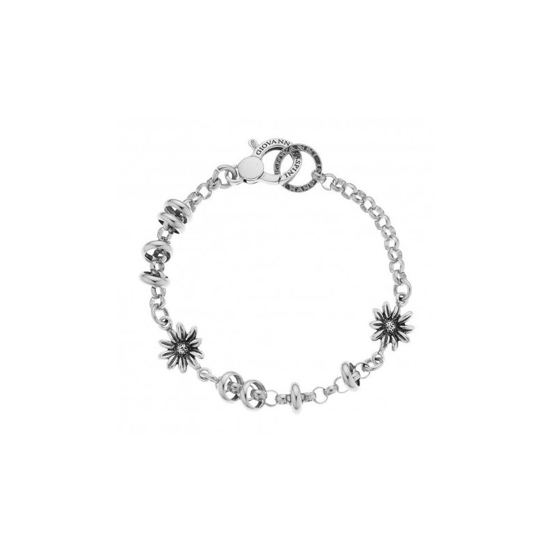 Giovanni Raspini - Bracciale Due Margherite - Argento
