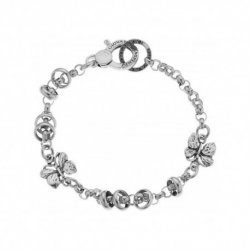 Giovanni Raspini - Bracciale 2 Farfalle - Argento