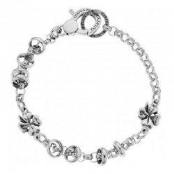 Giovanni Raspini - Bracciale Due Quadrifoglio - Argento