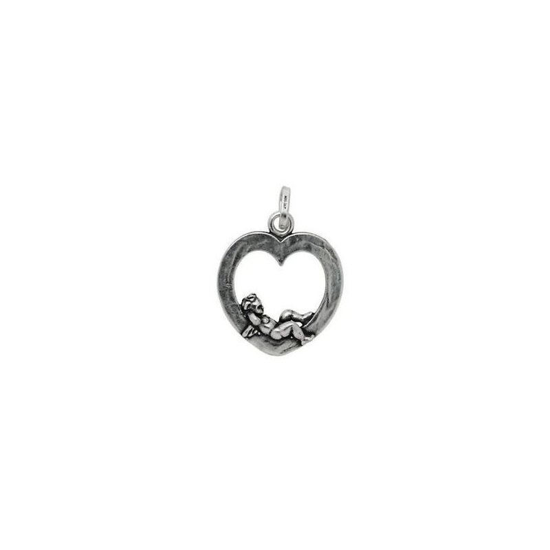 Giovanni Raspini - Charm Cuore Angelo - Argento