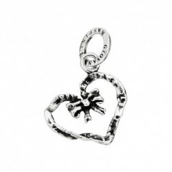 Giovanni Raspini - Charm Cuore Fiocco - Argento