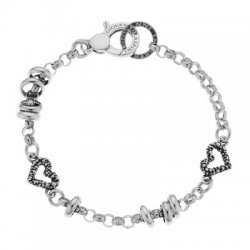 Giovanni Raspini - Bracciale 2 Cuori - Argento