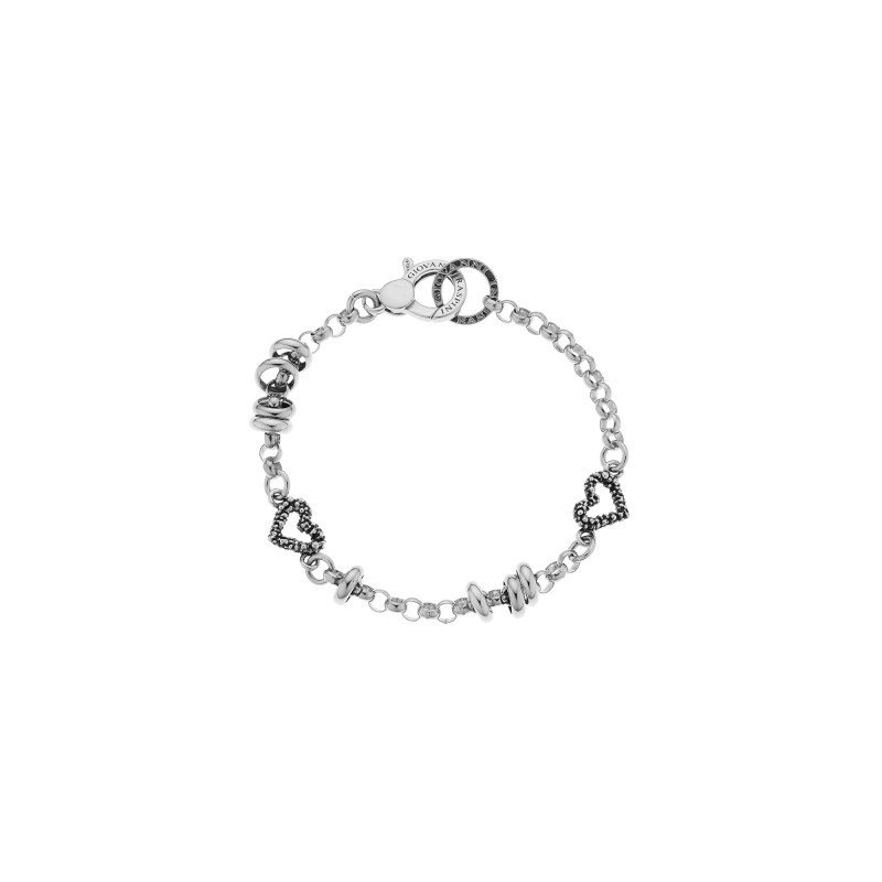 Giovanni Raspini - Bracciale 2 Cuori - Argento